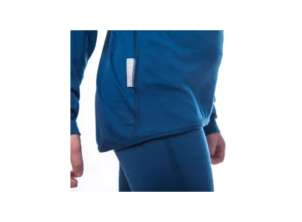 Sensor Merino Air dětský set triko dlouhý rukáv + spodní kalhoty tmavě modrá