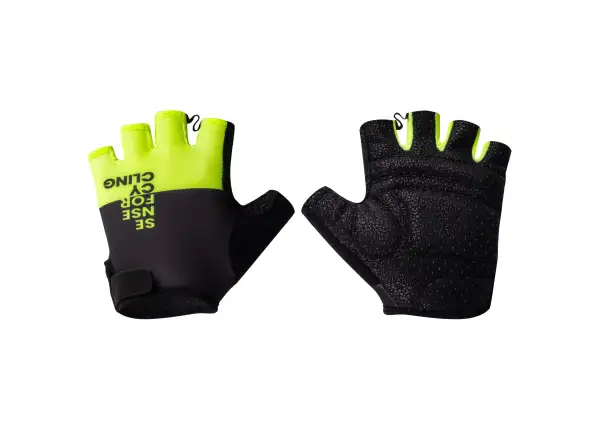Force Fine krátké rukavice černá/Fluo