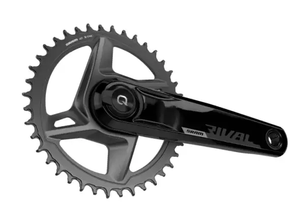 Sram Rival 1 AXS D1 DUB Wide 46 zubů silniční kliky s Powermetrem