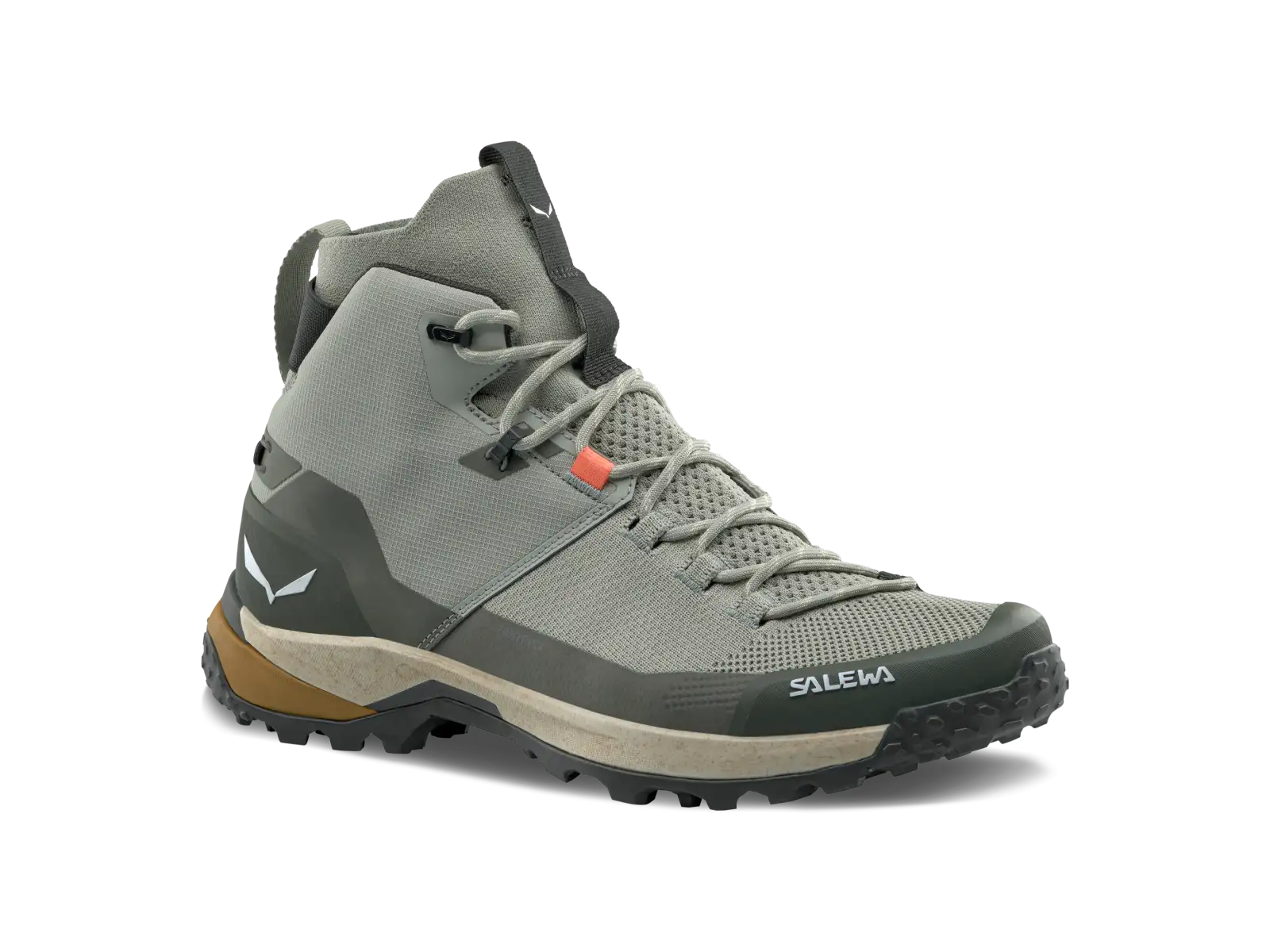 Salewa Puez Knit Mid PTX pánská outdoorová obuv Shadow/Dark Olive