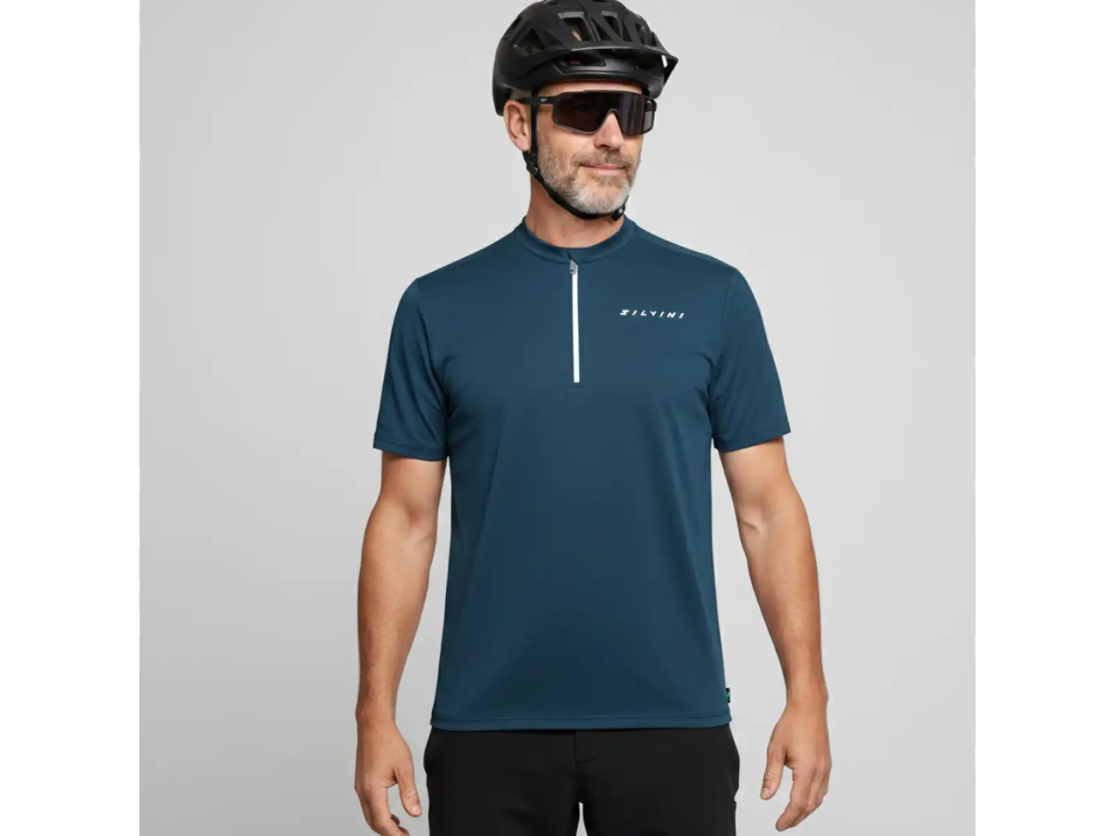 Silvini Naturno pánský dres krátký rukáv Navy/Black