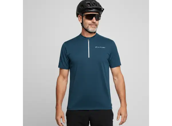 Silvini Naturno pánský dres krátký rukáv Navy/Black