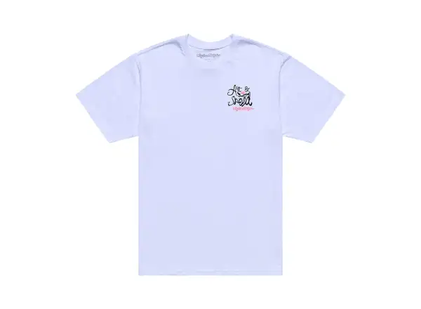 Troy Lee Designs Heritage  pánské triko krátký rukáv White