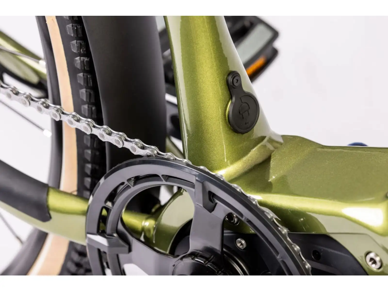Rock Machine Gravelride e500 gravel elektrokolo Matte Khaki/Black
