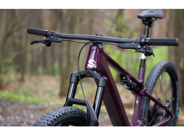 Superior iXF 9.8 horské elektrokolo matte berry carbon