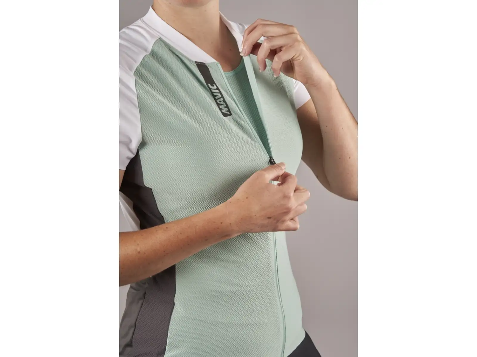 Mavic Aksium dámský dres krátký rukáv Mint/White VZOREK