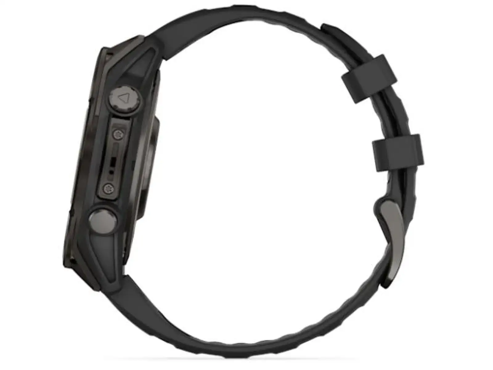 Garmin fenix 8 - 47 mm AMOLED Sapphire chytré hodinky Carbon grey DLC titanium Black/Gray