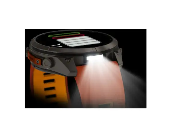 Garmin Fénix 9 Pro inReach 51 mm chytré hodinky  Titanium Autumn orange/Spark orange