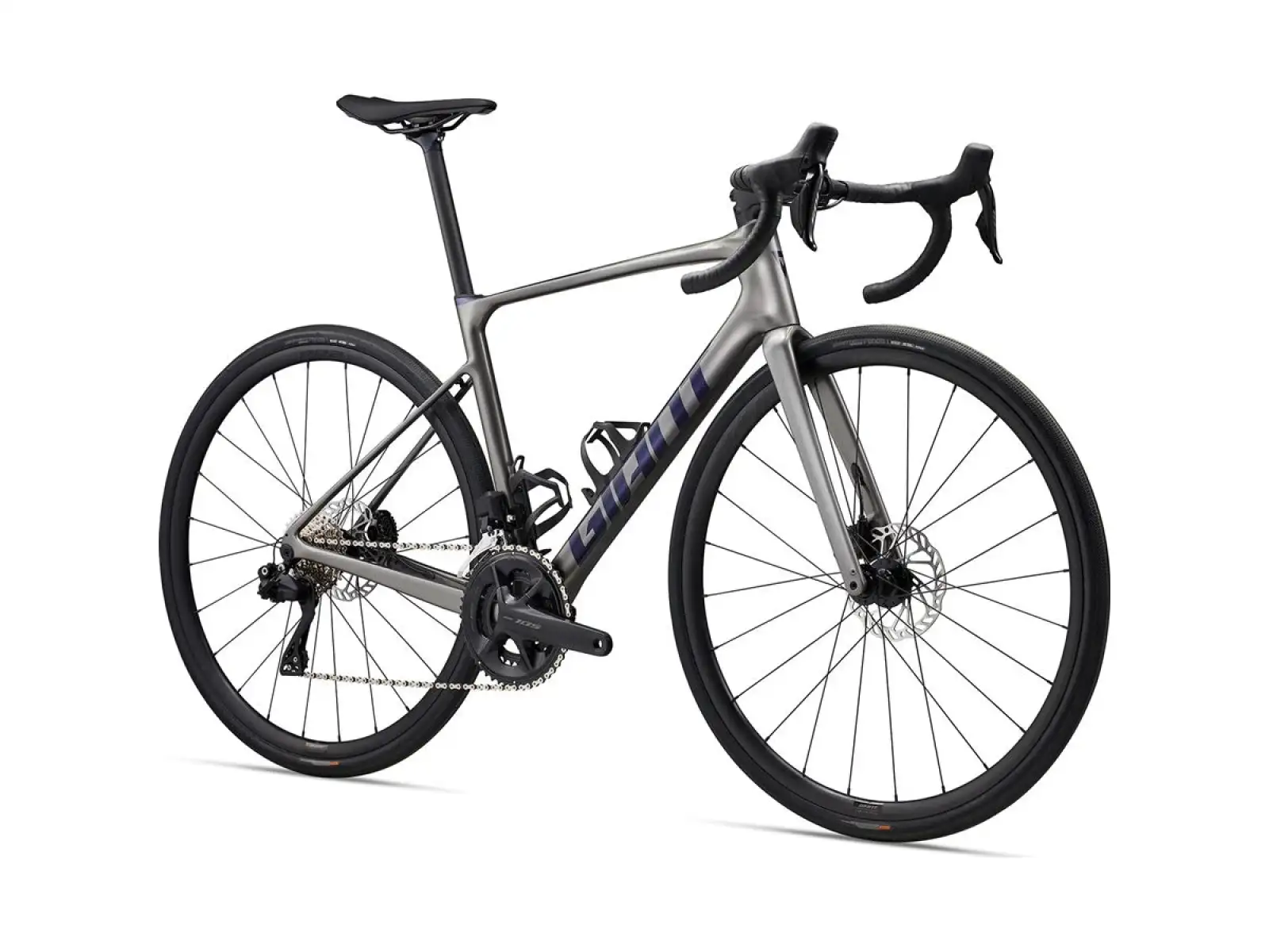 Giant Defy Advanced 1 silniční kolo Charcoal / Milky Way