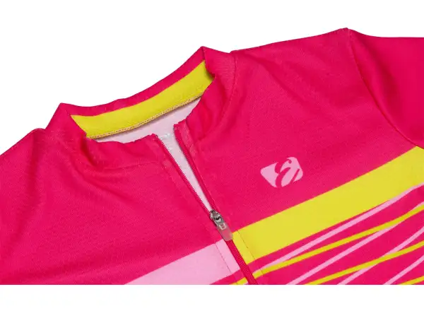 Etape Lucky dětský dres růžová/limeta