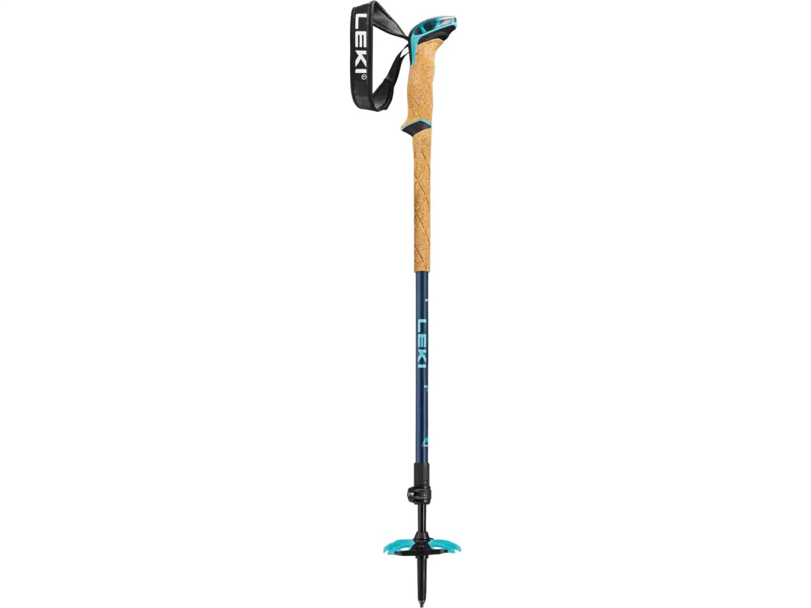 Leki Bernina Lite 2 dámské skialpové hole Denim blue/Midnight blue/Mint