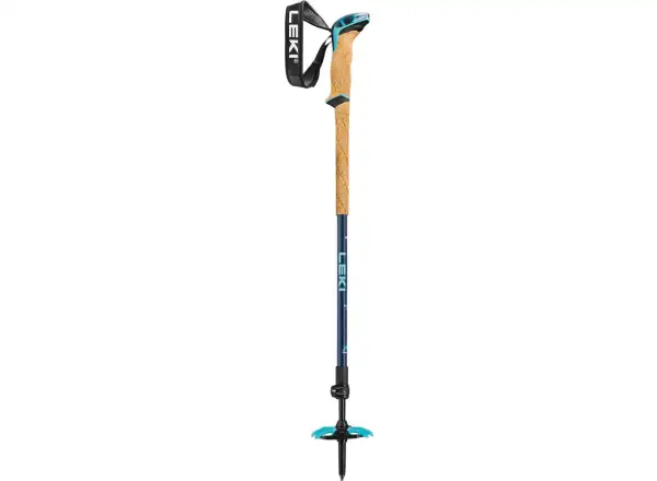 Leki Bernina Lite 2 dámské skialpové hole Denim blue/Midnight blue/Mint