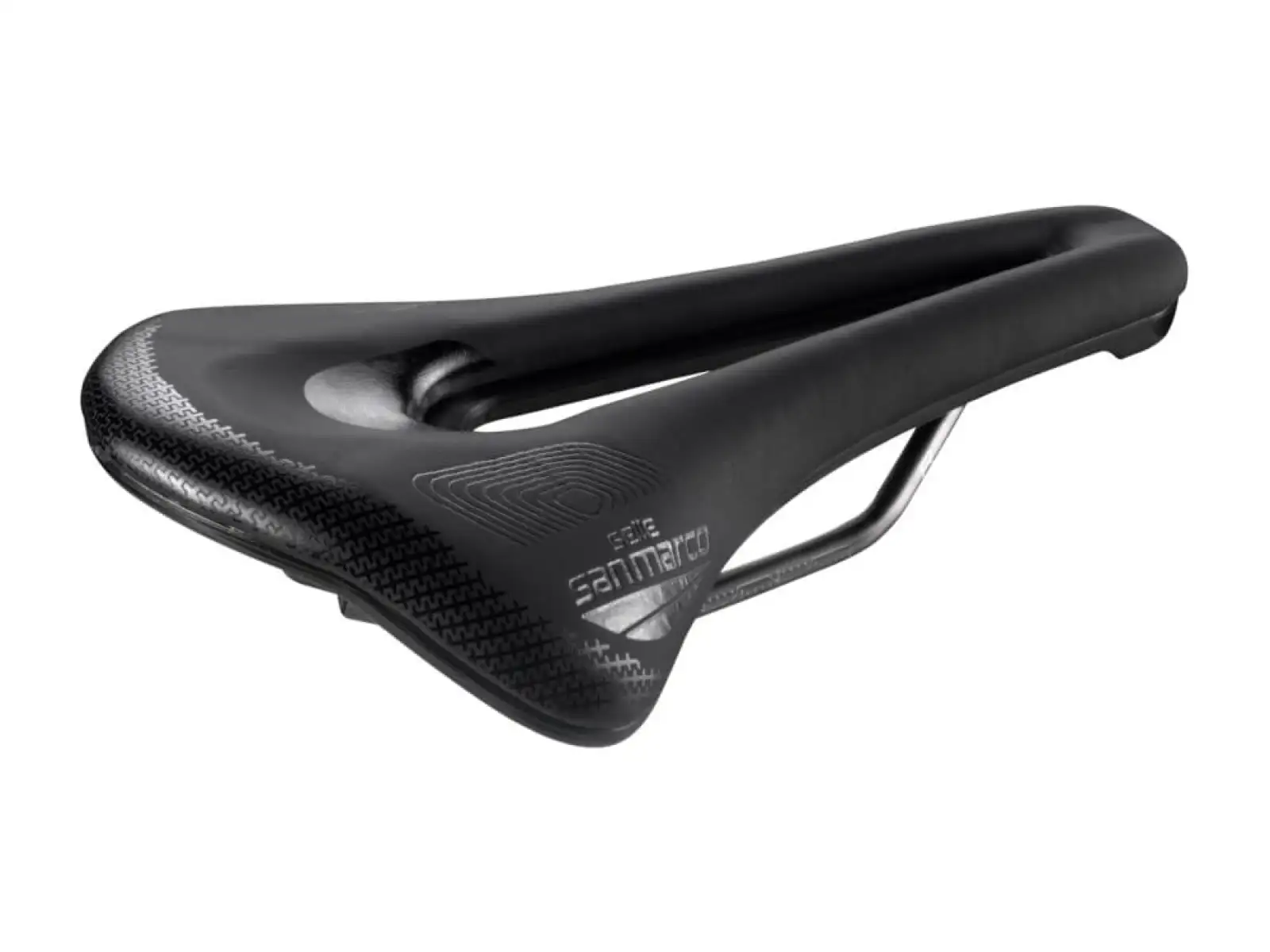 Selle San Marco Shortfit 2.0 Supercomfort Open-Fit Racing Wide sedlo černá