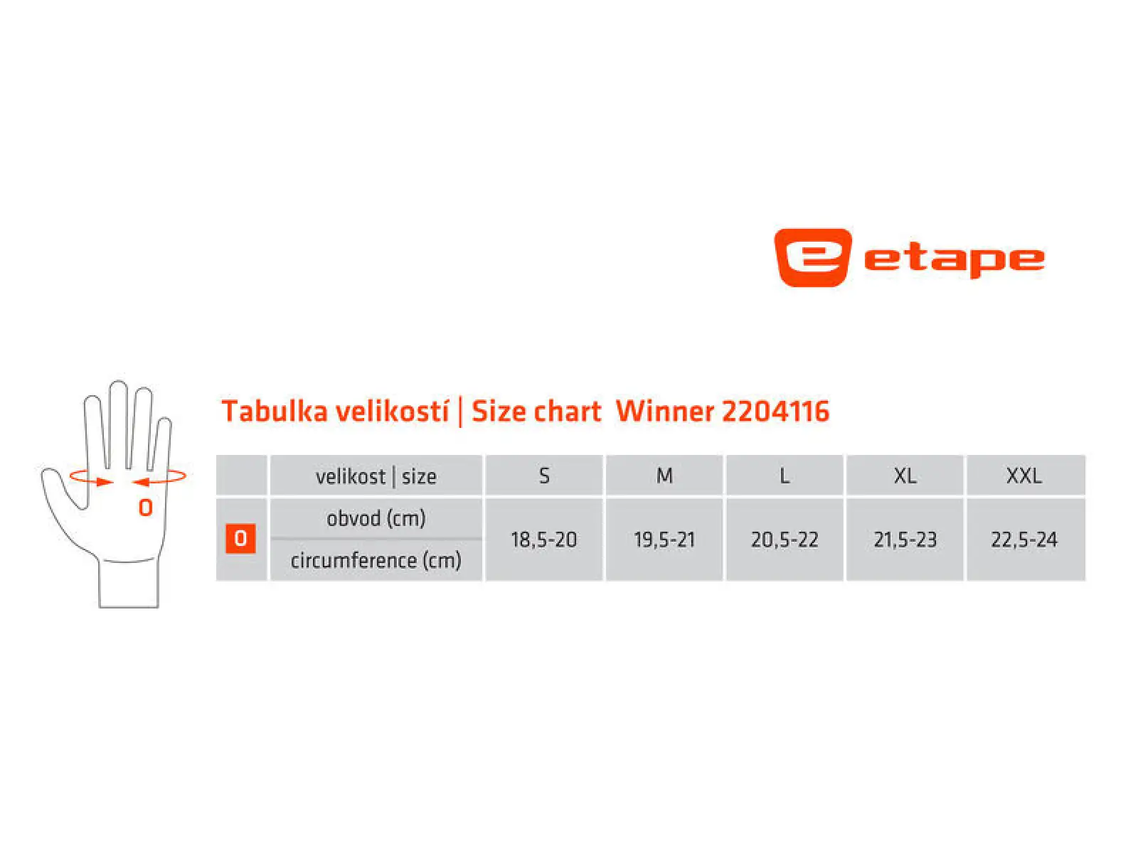 Etape Winner pánské rukavice černá/žlutá fluo