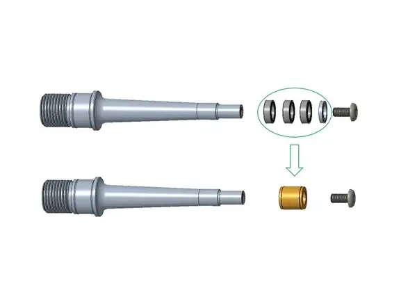 OneUp Rebuild Kit pro pedály Alu