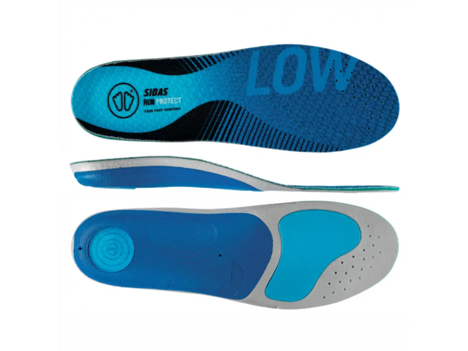 Sidas 3feet Run Protect Low Arch vložky do běžeckýc bot nízká klenba 1pár