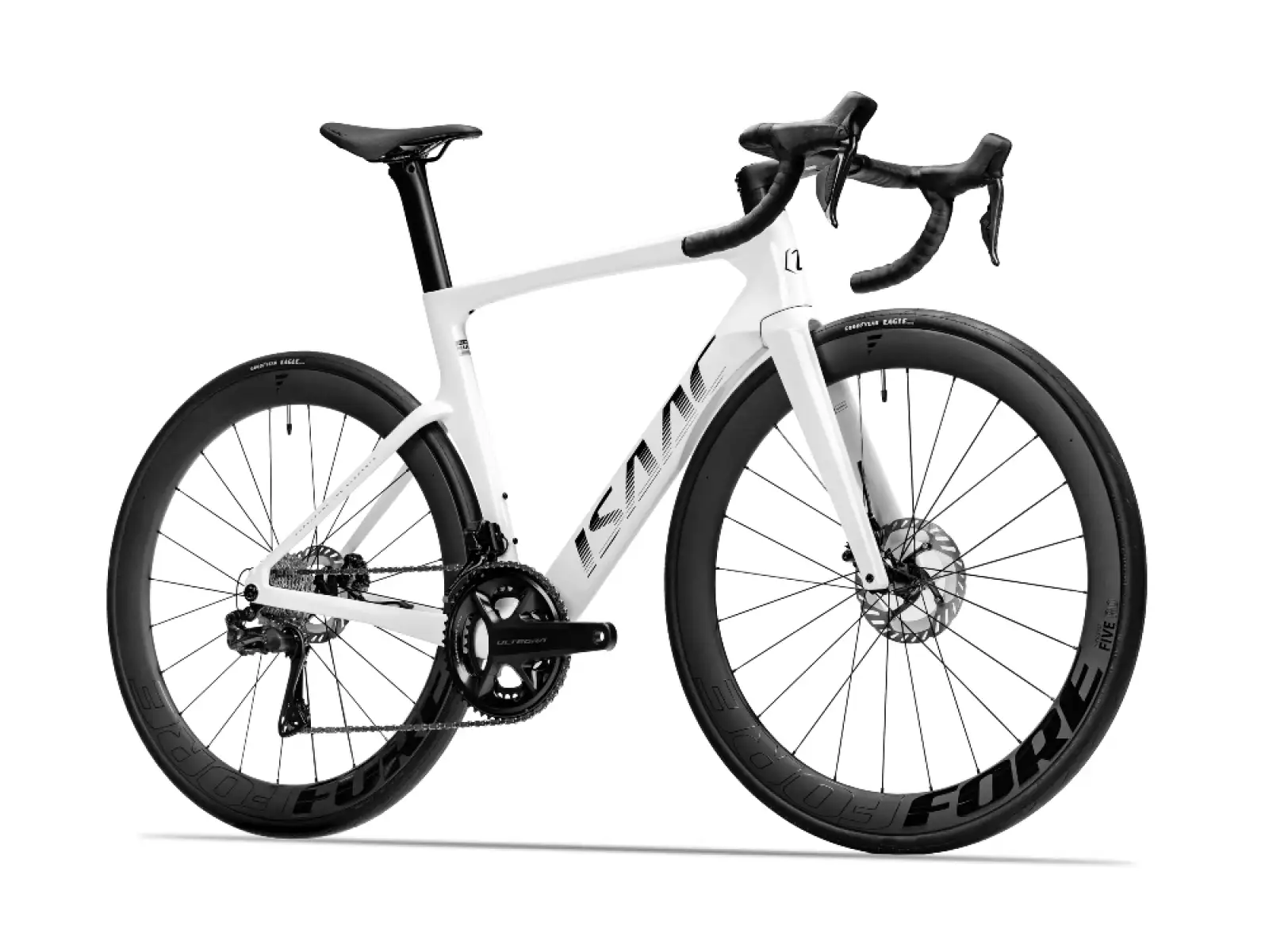 Isaac Meson 105 Di2 silniční kolo Mineral White
