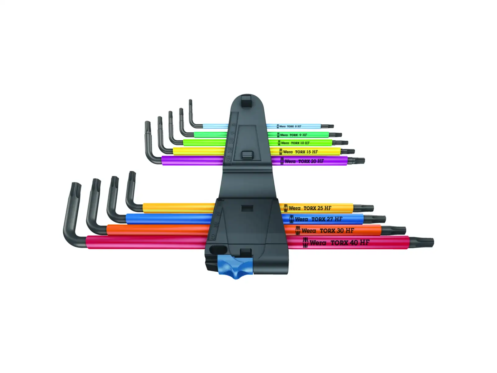 Wera 967/9 TX XL Multicolour HF 1 TORX L-klíče dlouhé s přidržením sada 9 ks
