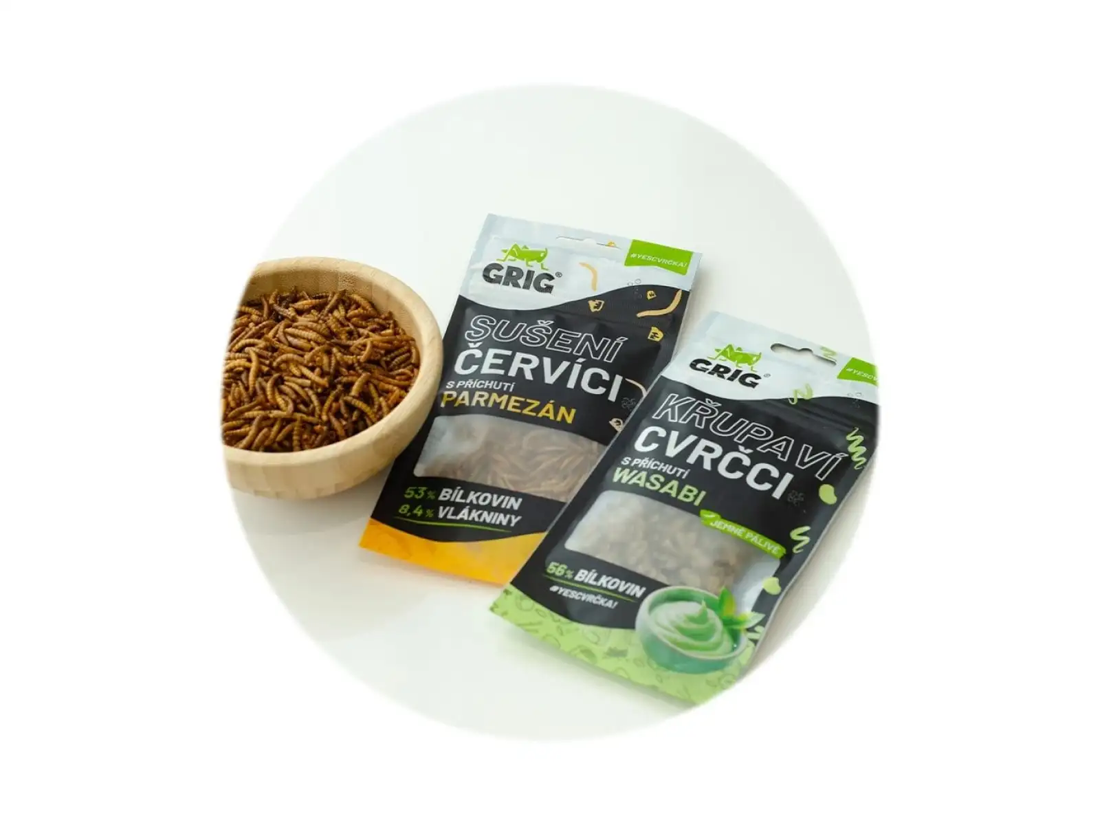 Grig křupaví cvrčci Wasabi 13 g