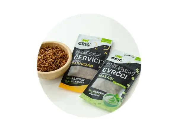 Grig křupaví cvrčci Wasabi 13 g