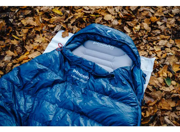 Pinguin Lava 350 spací pytel 195 cm zelená levá