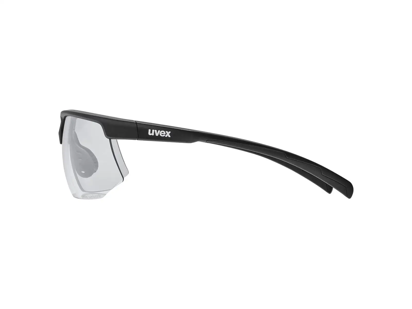 Uvex Aerios sportovní brýle Black Matt/Smoke