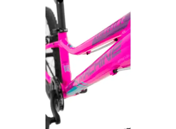 Rock Machine Catherine 20 dětské kolo Gloss Neon Pink/Violet/Neon Cyan