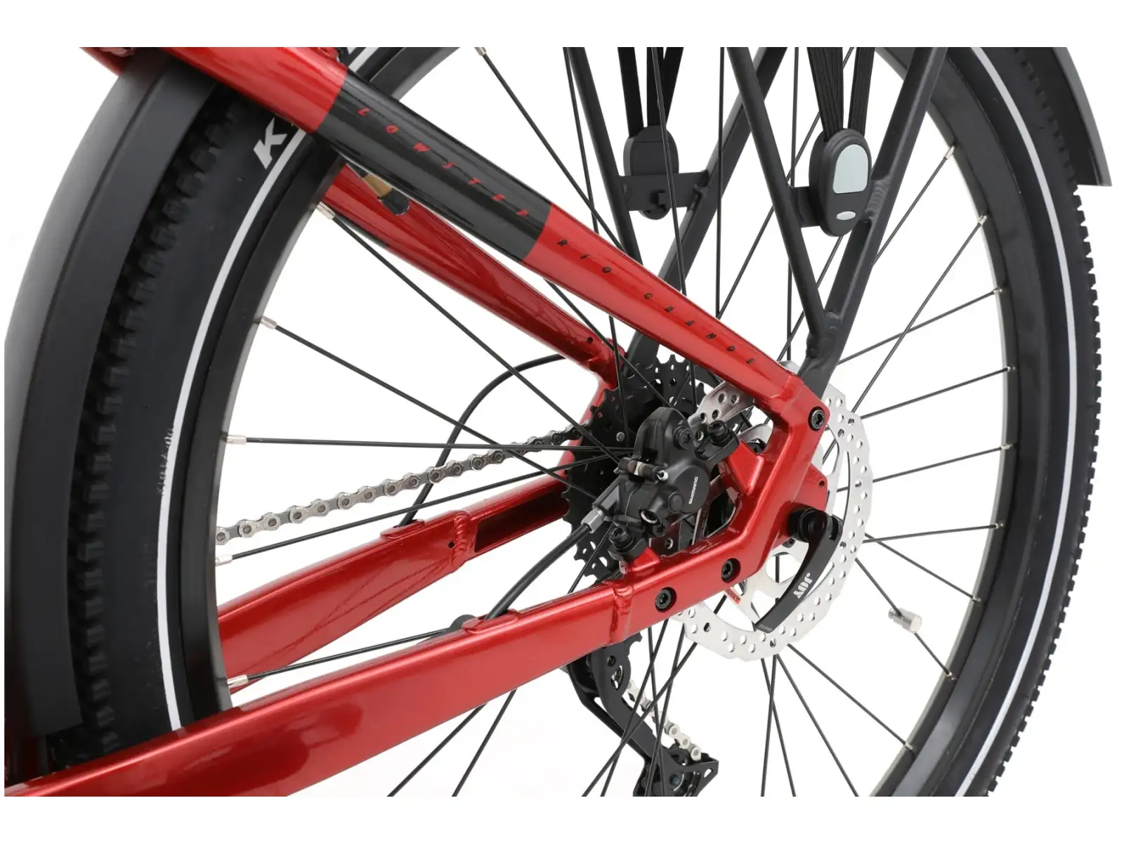 APACHE Rio Grande 3 MX 720 Wh nízkonástupové elektrokolo červená