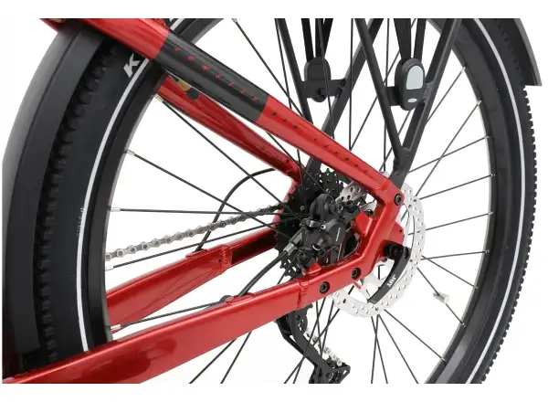 APACHE Rio Grande 3 MX 720 Wh nízkonástupové elektrokolo červená