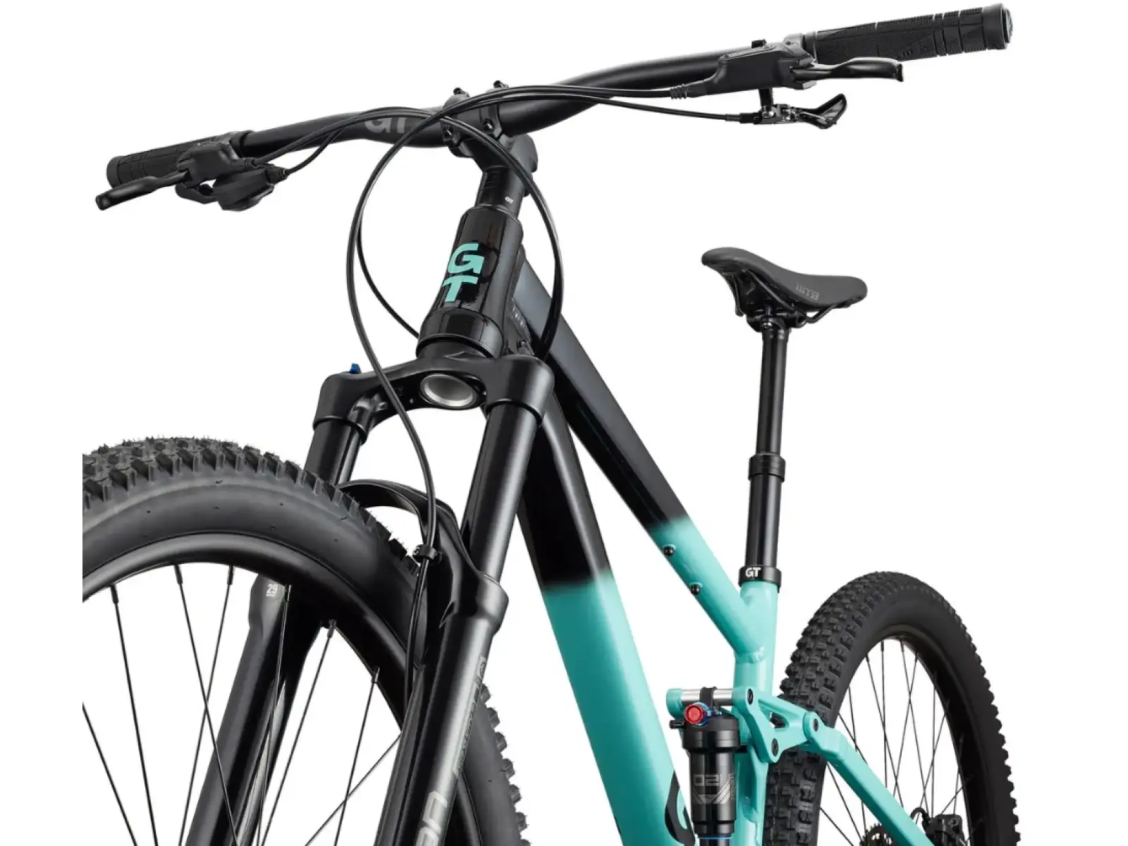GT Zaskar FS 29 Comp horské kolo Sea Green