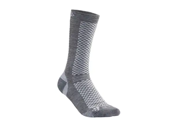 Craft Warm Mid ponožky 2 páry šedá