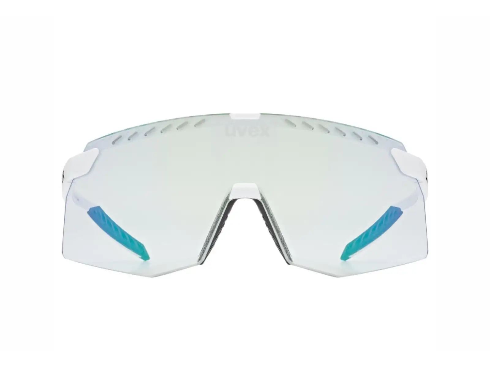 Uvex Pace Stage Variomatic brýle White Matt/Mirror Green