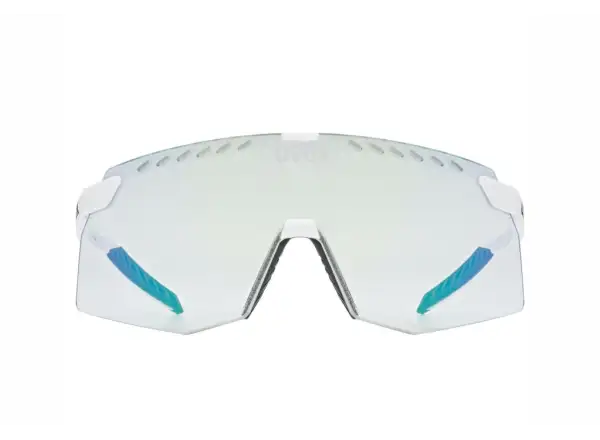 Uvex Pace Stage Variomatic brýle White Matt/Mirror Green