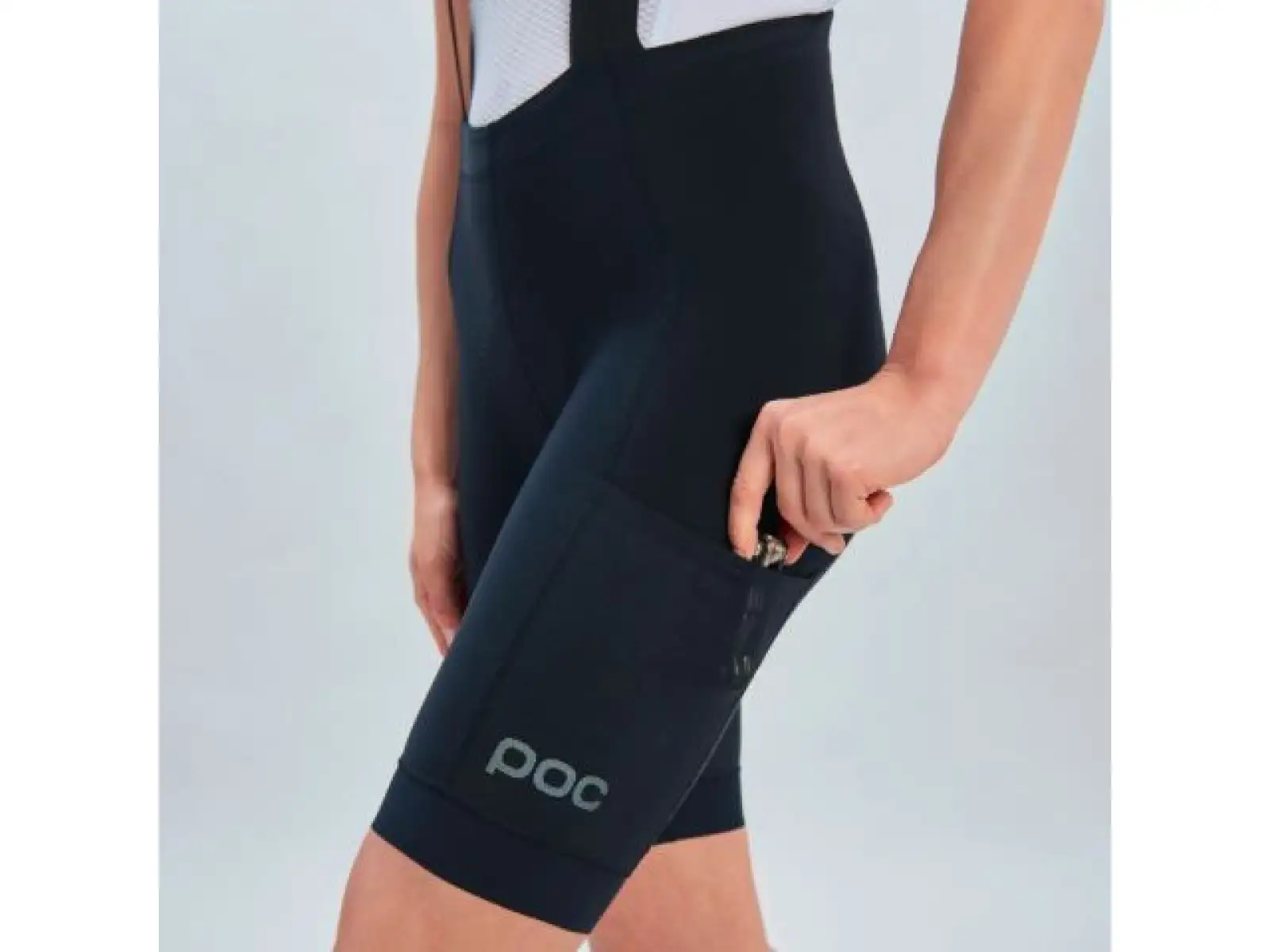 POC Essential Cargo dámské kraťasy s laclem Uranium Black