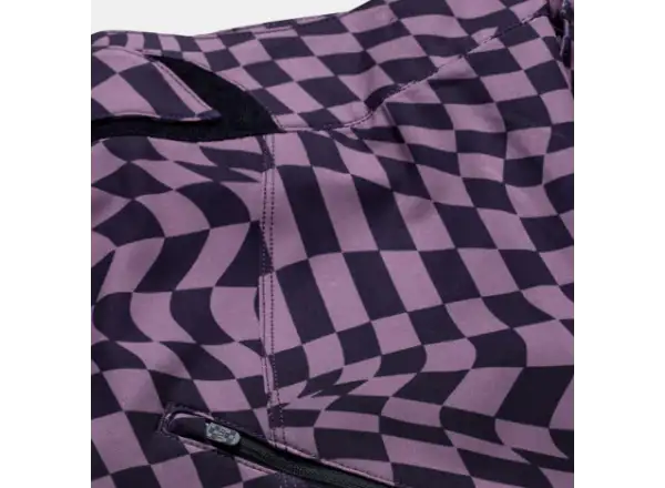 Troy Lee Designs Lilium Twisted Checkers dámské MTB kalhoty Deep Purple