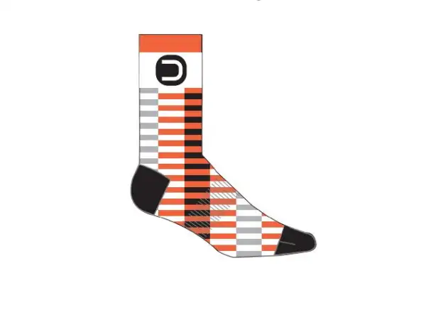 Dotout Stick ponožky White/Fluo Orange