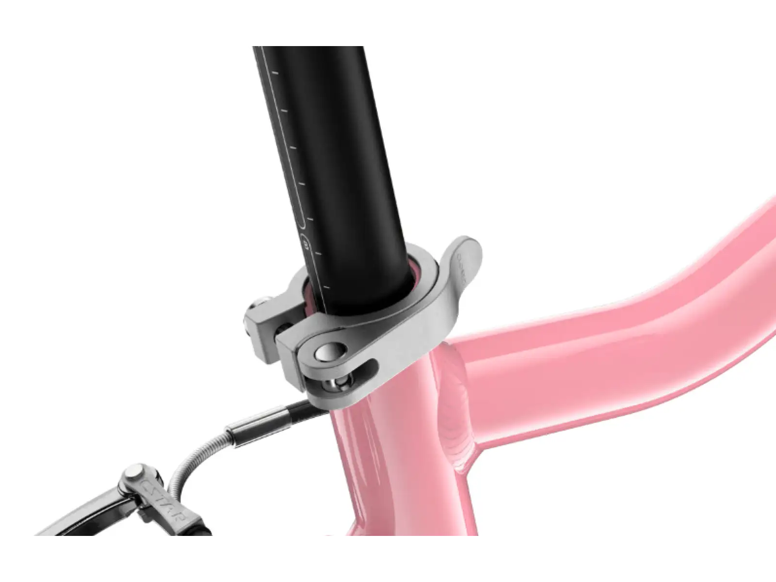 Woom Go 4 dětské kolo 20" Powder Pink