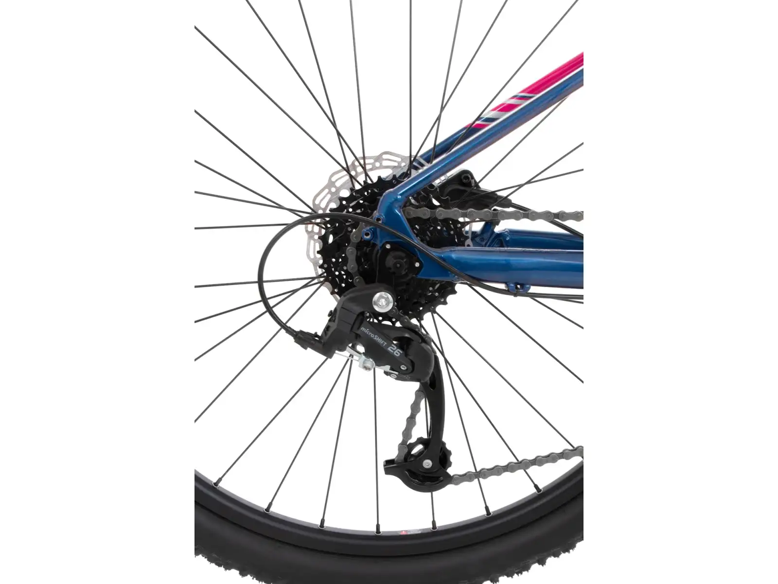 Rock Machine Catherine 70-27 gloss dark blue/pink/silver horské kolo