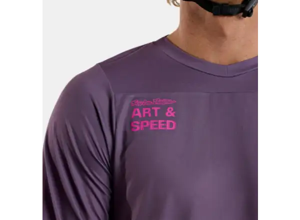 Troy Lee Designs Skyline Radioscape pánský dres dlouhý rukáv Deep Purple