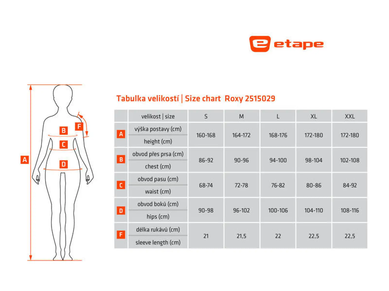 Etape Roxy dámský volný dres krátký rukáv růžová/bílá