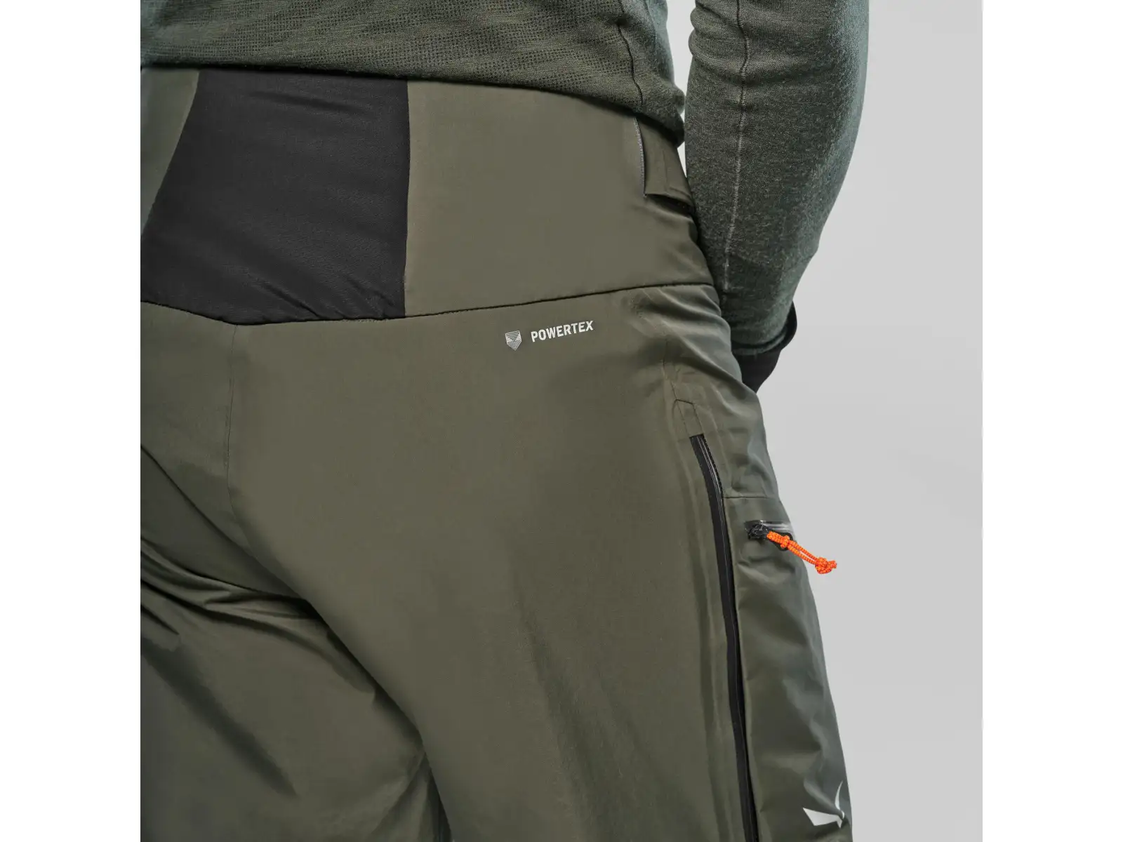 Salewa Sella 3L Powertex pánské kalhoty Dark Olive