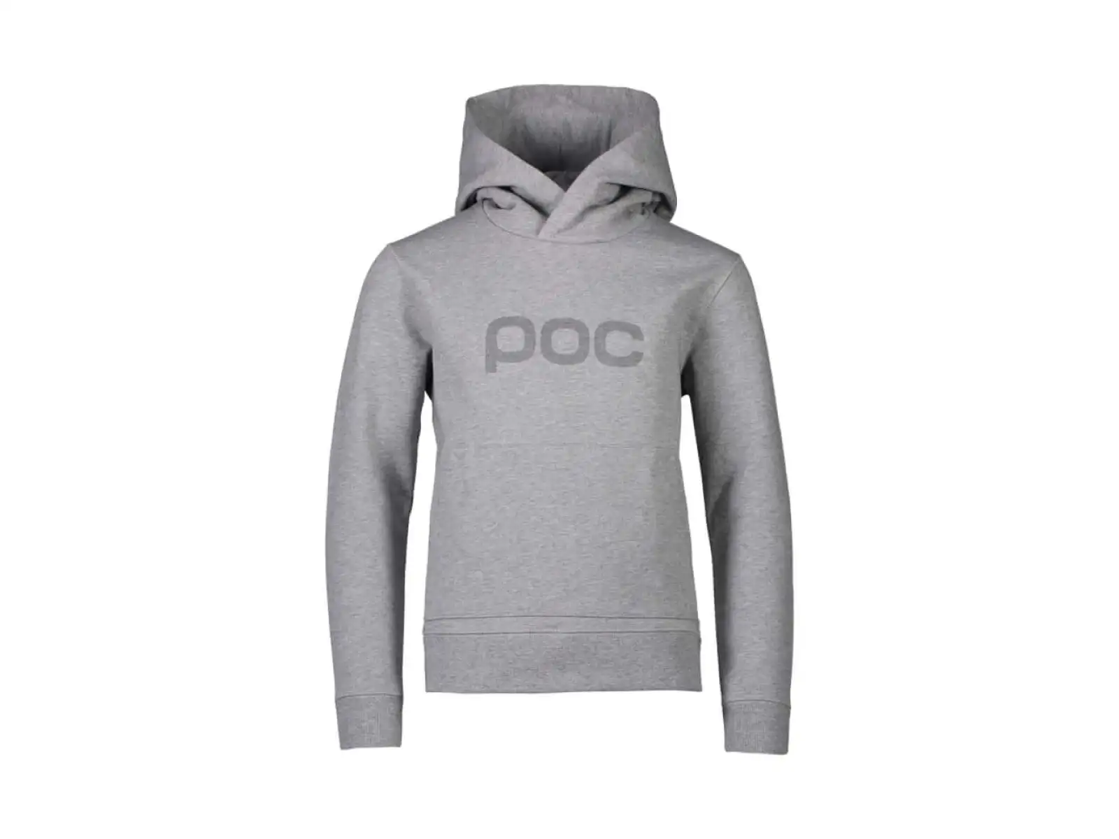 POC Hood Jr dětská mikina s kapucí Grey Melange