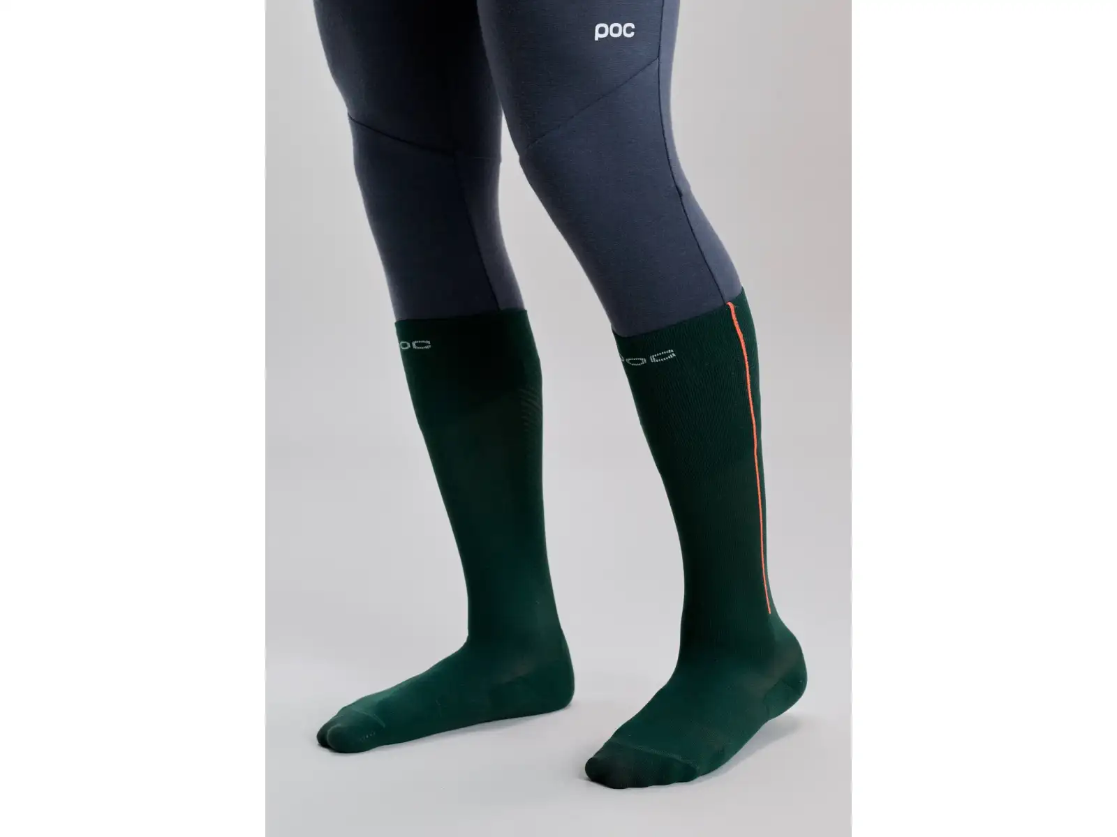 POC Race Sock Lite lyžařské ponožky Pargasite Green