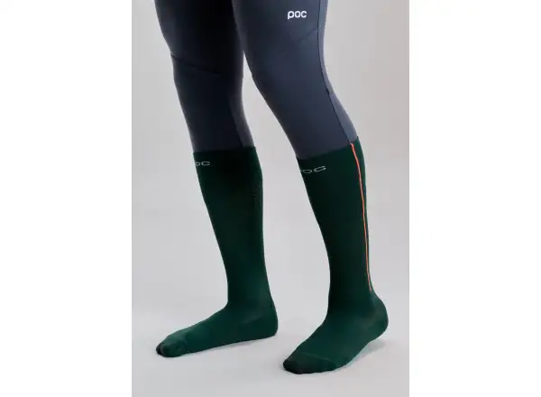 POC Race Sock Lite lyžařské ponožky Pargasite Green