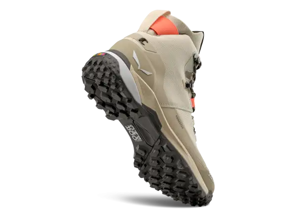 Salewa Puez Knit Mid PTX dámská outdoorová obuv Oatmeal/Quicksand