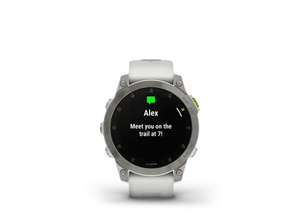 Garmin epix Gen 2 Sapphire Edition chytré hodinky Titanium/White