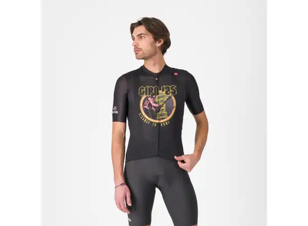 Castelli Giro Highway To Rome pánský dres krátký rukáv Nero