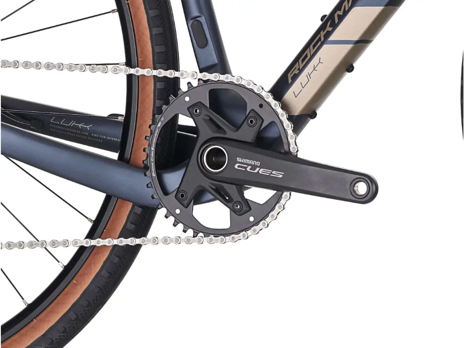 Rock Machine Lukk Cr 10 gravel kolo Matte Deep Ocean Blue