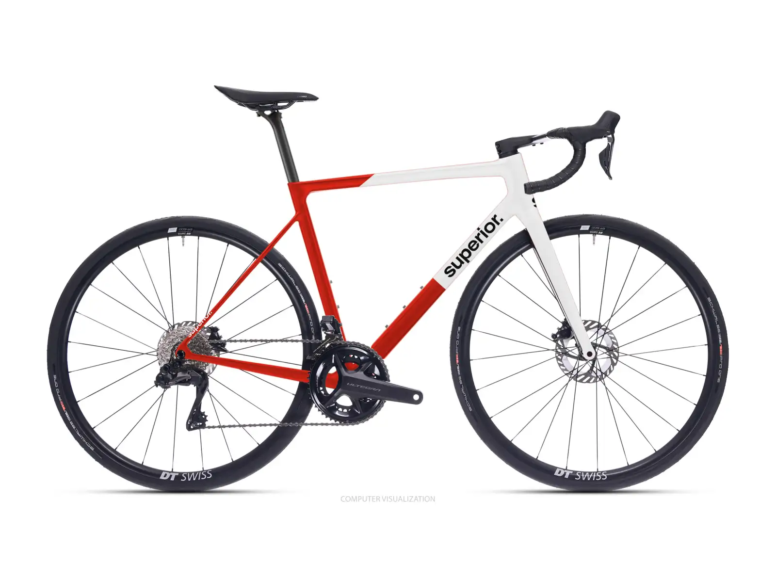 Superior RR 9.5 silniční kolo Gloss Red / White