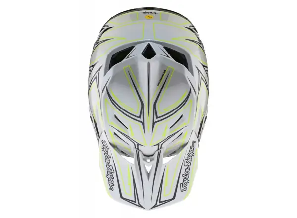 Troy Lee Designs D4 Composite MIPS Pinned přilba Light Gray